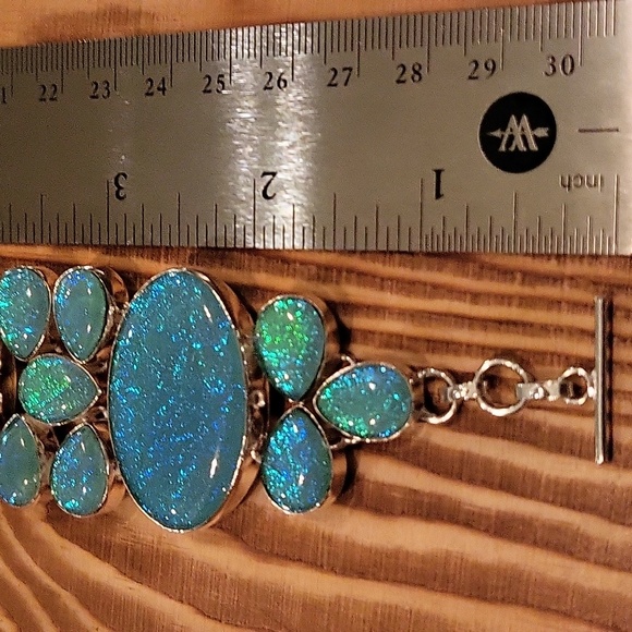 Gorgeous Triple Opal Bracelet - NWOT - Picture 6 of 7